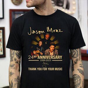Jason Mraz 2024 World Tour T-Shirt Pop Rock Singer Fan Gift Graphic Shirt 17